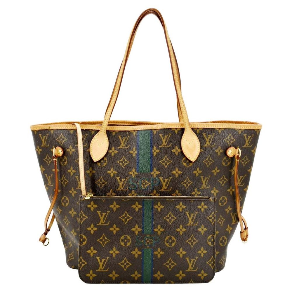LOUIS VUITTON Neverfull My LV Heritage Monogram Canvas Tote Bag Brown - Picture 1 of 12